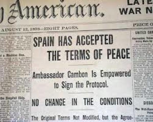 End of Spanish-American War