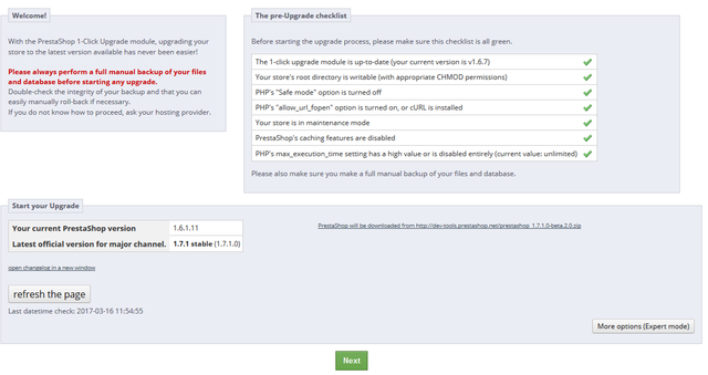 versión 1.7.1.2 Stable