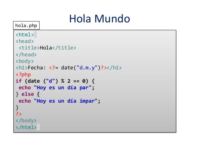 Lenguaje php