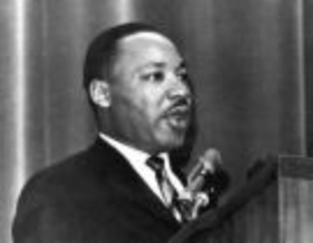 Martin Luther King Jr. wins the the Nobel Peace Prize.