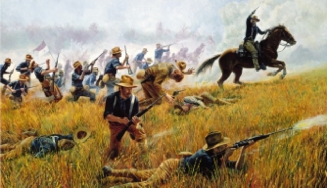Spanish American War) Fighting in the war