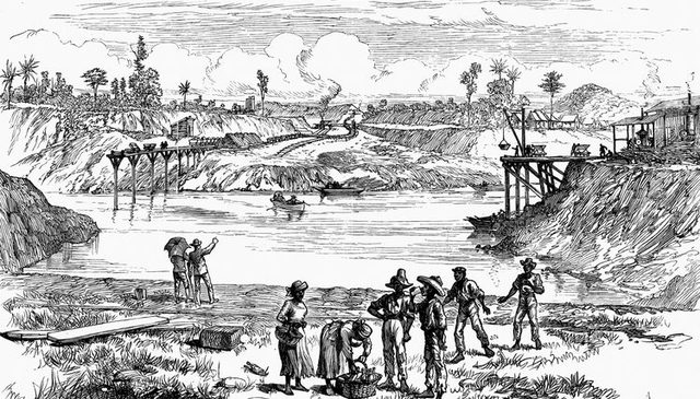 Panama Canal) Crossing the Canal