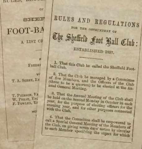 Sheffield. Reglas y equipo