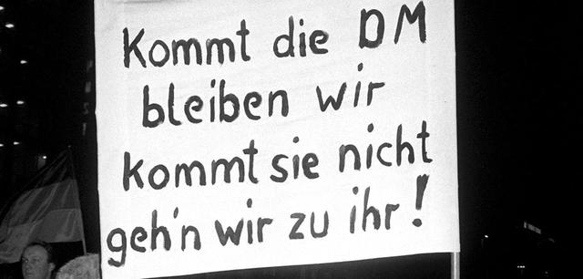 Probleme der deutschen Mark