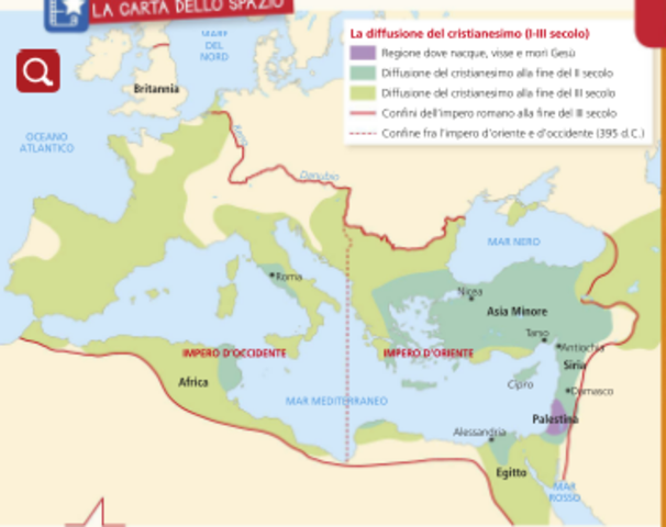 DIVISIONE DELL'IMPERO ROMANO