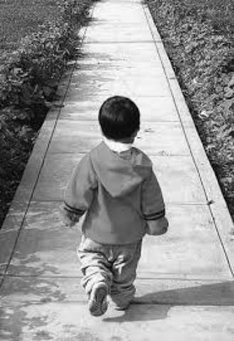 In 2003 started walking