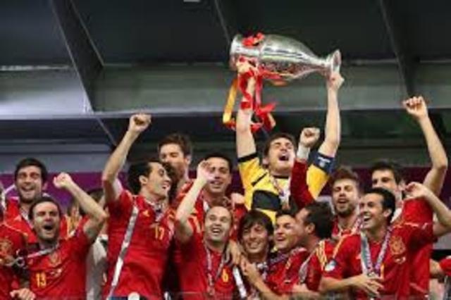 In 2010, Spain won world cup of football