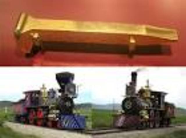 Completion of the transcontinantal rail road