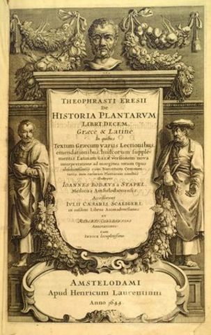 Eresios Theophrastus - Historia Plantarum
