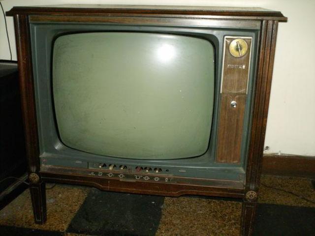 black and white tv