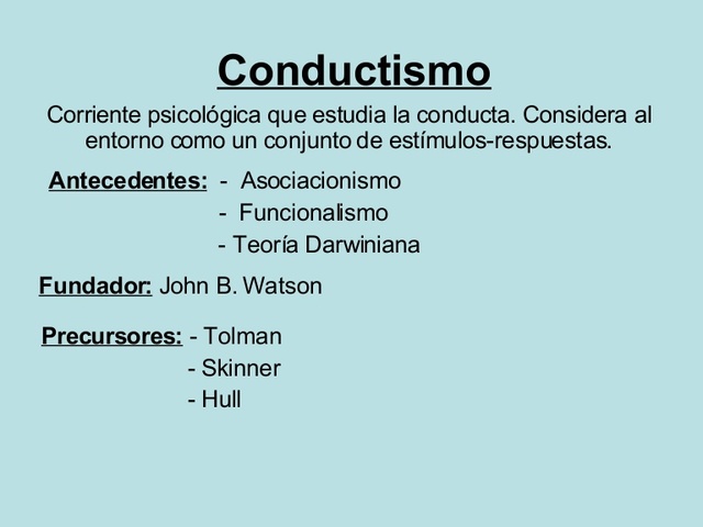 Conductismo