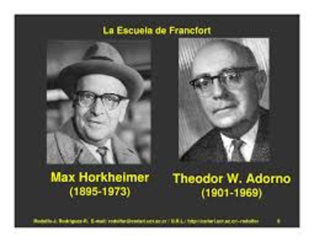 MAX HORKHEIMER (1895-1973) Y THEODOR ADORNO (1901-1969)