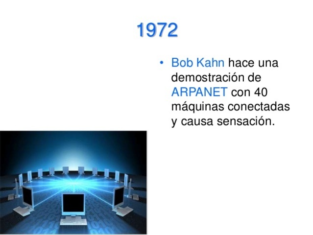 Demostración de ARPANET.