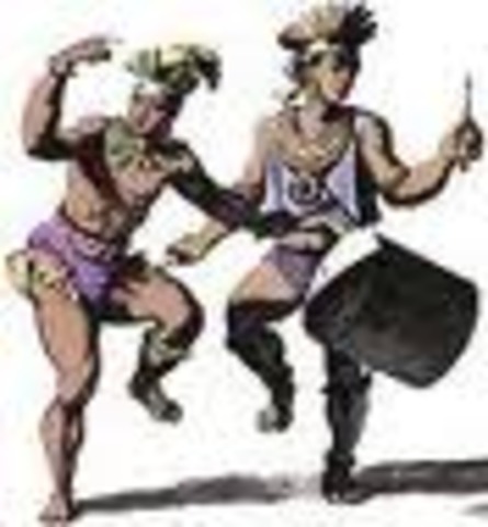 Columbus meets the Arawaks