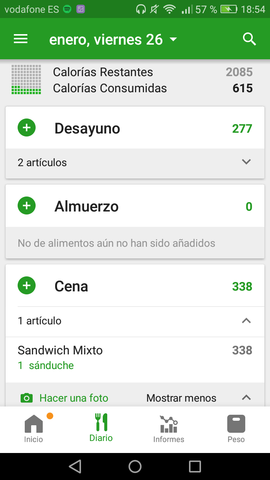 Programa Salud comida