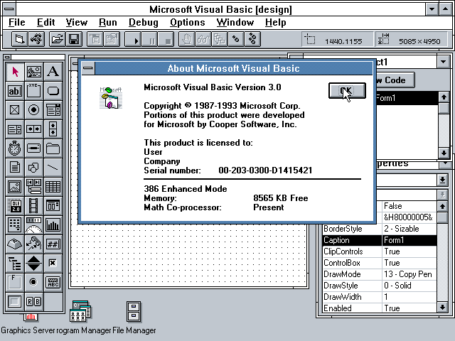 Visual Basic 3.0