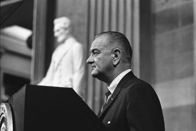 Lyndon B. Johnson is elected president
