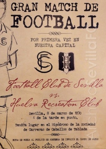 Primer partido de fútbol en España