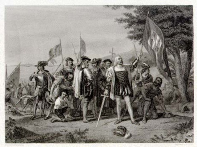 Christopher Columbus Landing in the New World