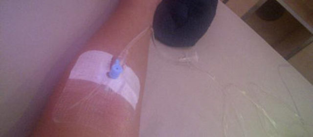 In 2014, I went to hospita for twelve days.