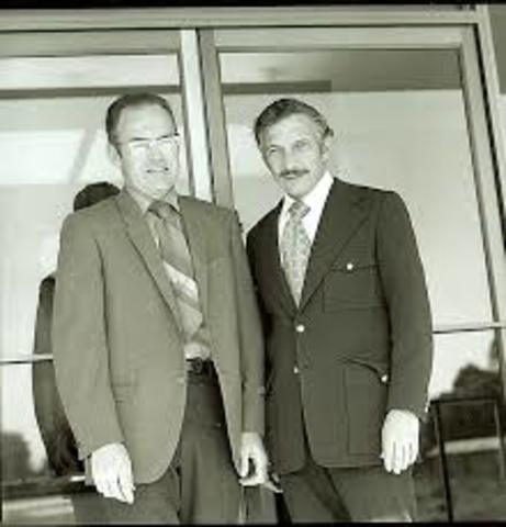 Robert Noyce y Gordon Moore
