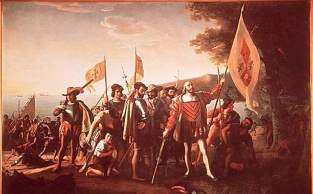 Cristobal Colón en el Cibao.