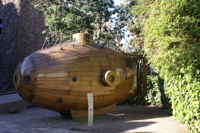 Submarino mecánico inventado por Narcís Monturiol i Estarriol