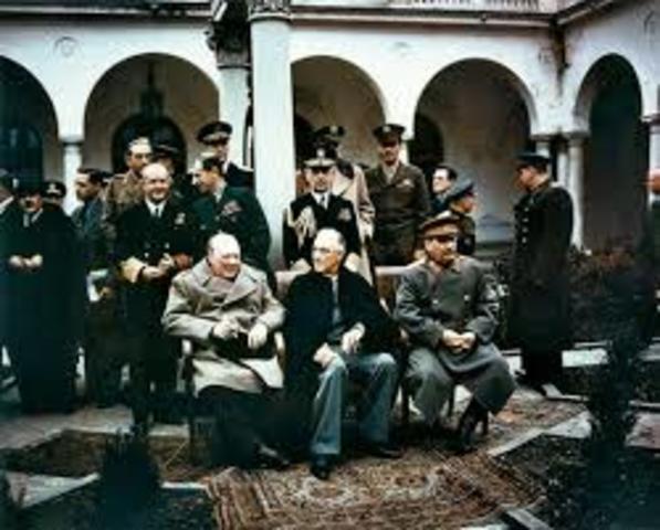 Allied conference in Yalta starts