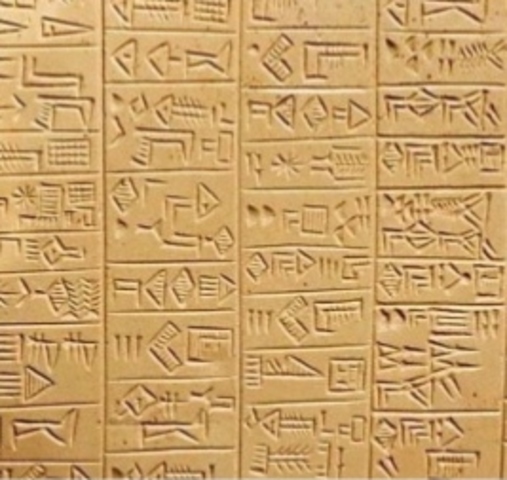 3500 a. C. Orígen de la escriptura