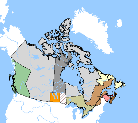 Provinces, Territories, Districts and British Possessions, 1881