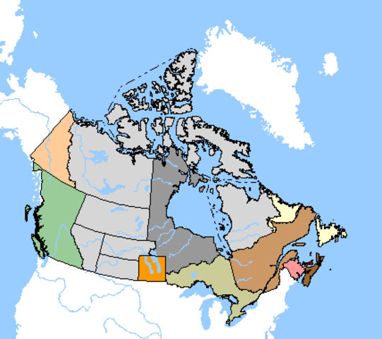 Provinces, Territories, Districts and British Possessions, 1901