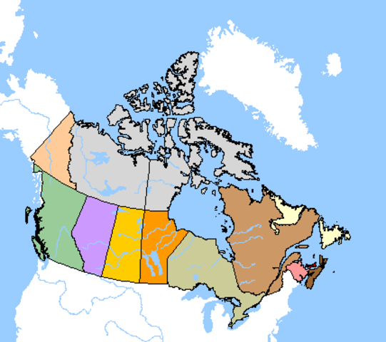 Provinces, Territories, Districts and British Possessions, 1920