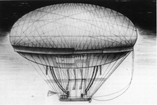 Meusnier designed first airship