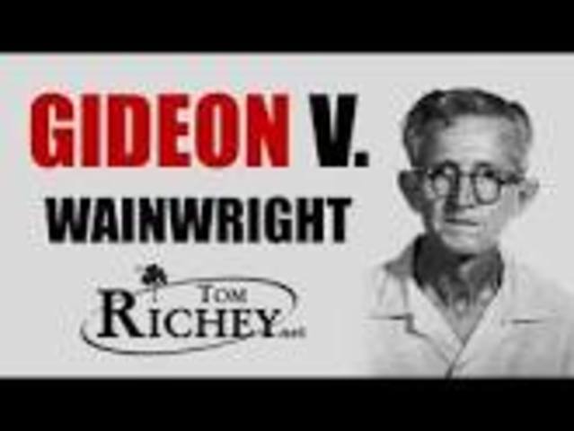 Gideon v. Wainwright (1963)