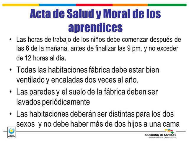 Salud y Moral de los Aprendices