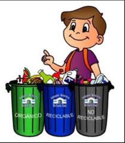 Recicclaje en los hogaores