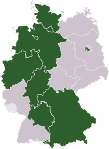 Bizonia/Trizonia and Western Germany