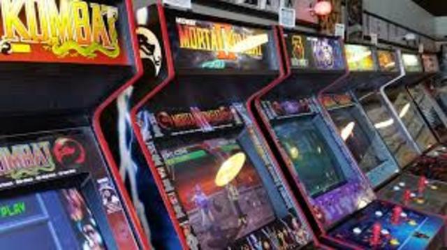 Acercamiento a juego de Arcade