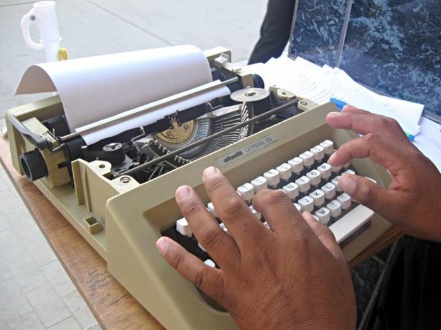 Máquina de Escribir.