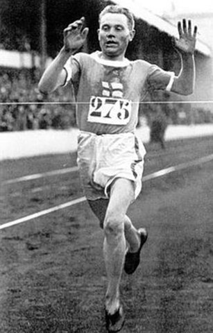 Paavo Nurmi ganó cinco Medallas de Oro