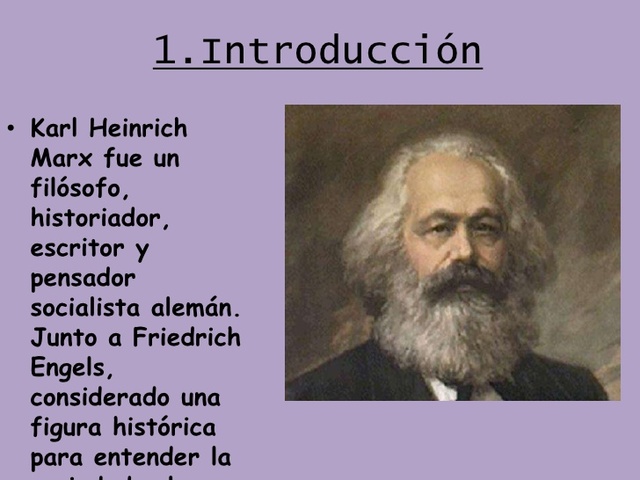 KARL MARX (1818-1883) FILOSOFO ALEMÁN