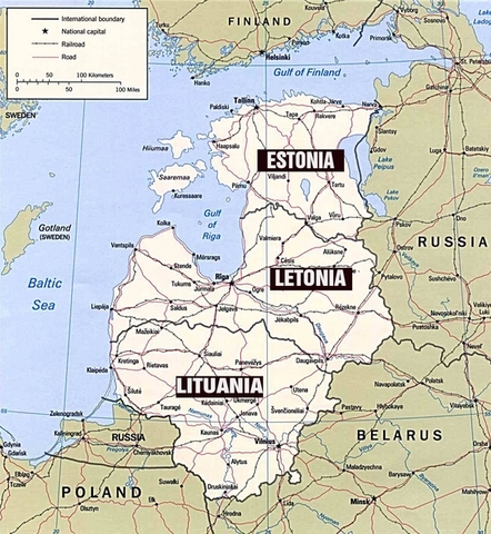 La Unión Soviética toma los Estados Bálticos