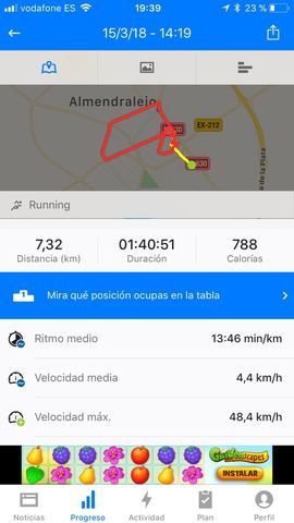 Ir a andar con mi madre. 7,32 km