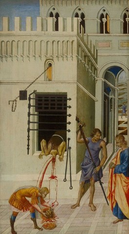 La decapitación de San Juan Bautista de Giovanni di Paolo