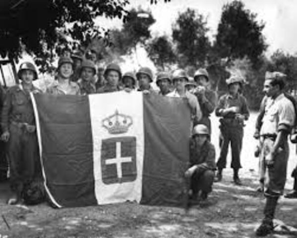 Rendición de Italia- Alemania toma Roma