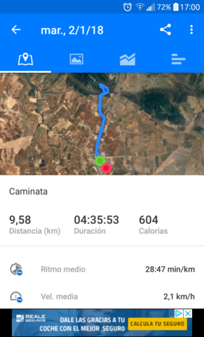 Ruta a la sierra de la moneda