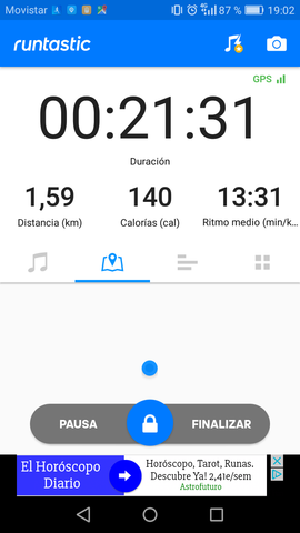 Andando camino a entrenar