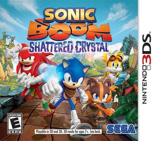 Sonic boom shattered crystal