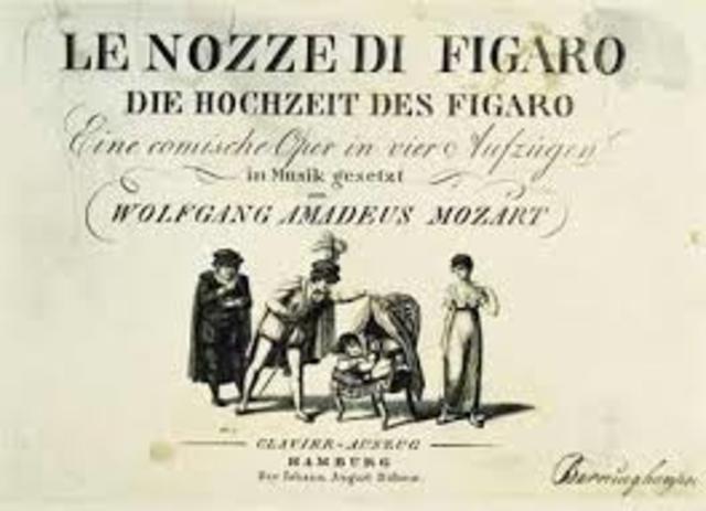 1786 Las bodas de figaro