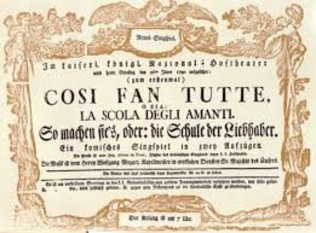 1790 Cosî fan tutte